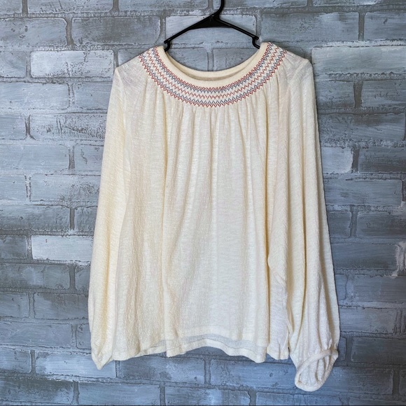 MADEWELL| Superlight Jacquard Embroidered Smocked - Picture 5 of 11